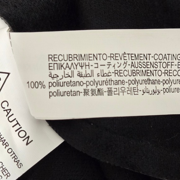 Zara Black Faux Leather Puff Sleeve Button Down Shirt Dress TunicLarge 4369/250 - Picture 10 of 12